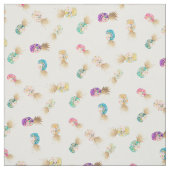 PixDezines Aloha-ananassen/DIY-achtergrond Stof (Swatch)