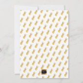 PixDezines Aloha Ananassen/Goud/ Afstudeerfeest Lu Kaart (Achterkant)