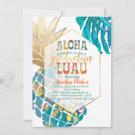PixDezines Aloha Ananassen/Turquoise/ Afsluitingsf Kaart