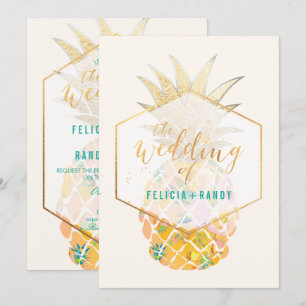 PixDezines Aloha Hawaïaanse Ananas/DIY Achtergrond Kaart