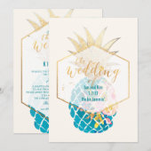 PixDezines Aloha Hawaiian ananassen/DIY kleur Kaart (Voorkant / Achterkant)