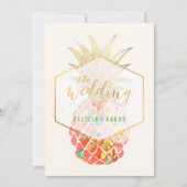 PixDezines Aloha Hawaiian Pineapples/DIY Backgroun Kaart (Voorkant)