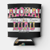 PixDezines Aloha Luau Pink Flamingos, DIY event Blikjeskoeler (Voorkant)