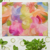 PixDezines Aloha 'Okika Waterverf Summer Floral Theedoek (Gevouwen)