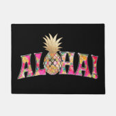 PixDezines Aloha Pineappel/DIY achtergrond Deurmat (Voorkant)