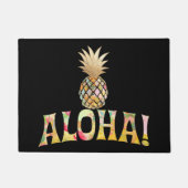 PixDezines Aloha Pineappel/DIY achtergrond Deurmat (Voorkant)