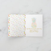 PixDezines Aloha Pineappels/DIY achtergrond Kaart (Binnen)