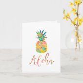 PixDezines Aloha Pineappels/DIY achtergrond Kaart (Gele Bloem)