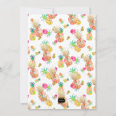 PixDezines Aloha Pineappels/Sinaasappel/Afstuderen Kaart (Achterkant)