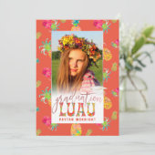 PixDezines Aloha-pineapple eindexamen Luau Kaart (Staand voorkant)