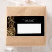 PixDezines Aloha Pineapple+Faux Gold Etiket (Insitu)