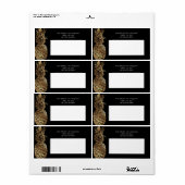 PixDezines Aloha Pineapple+Faux Gold Etiket (Full Sheet)