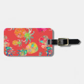 PixDezines Aloha Pineapples Bagagelabel (Voorkant horizontaal)