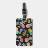 PixDezines Aloha Pineapples Bagagelabel (Voorkant verticaal)