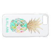 PixDezines Aloha Pineapples/DIY background Case-Mate iPhone Case (Achterkant (Horizontaal))