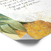 PixDezines  anananassing Poster (Hoek)