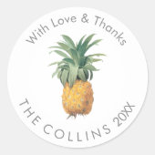 PixDezines Ananas Dank u Stickers (Voorkant)