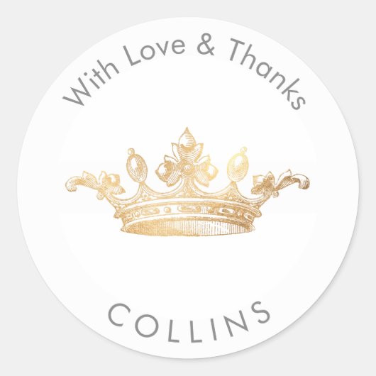 PixDezines ananas/DIY Bedankt Ronde Sticker (Voorkant)