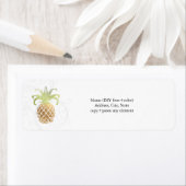 PixDezines ananas/Faux Gold Etiket (Insitu)