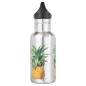 PixDezines ananas illustratie Waterfles (Links)