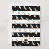 PixDezines Ananas Vrijgezellenfeest+Monstera Kaart (Achterkant)