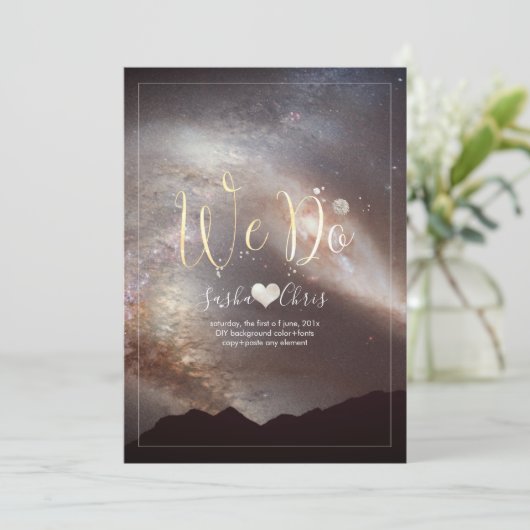 PixDezines Andromen Milky Way/NASA Space Kaart (Staand voorkant)