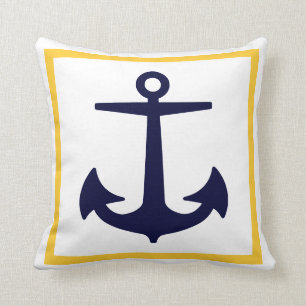 PixDezines anker/diy kleuren/nautisch Kussen