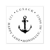 PixDezines Anker met Touw Zelfinktende Stempel (Design)