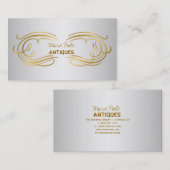 PixDezines antiek rollen/doe-het-zelf kleur Visitekaartje (Voorkant / Achterkant)