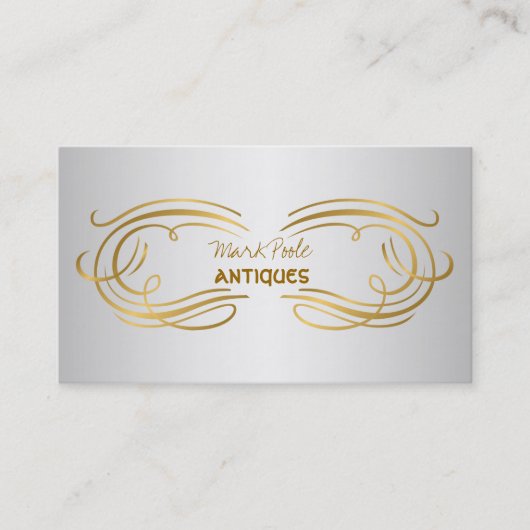 PixDezines antiek rollen/doe-het-zelf kleur Visitekaartje (Voorkant)