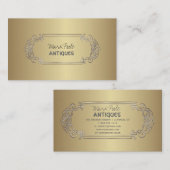 PixDezines antiek rollen/doe-het-zelf kleur Visitekaartje (Voorkant / Achterkant)