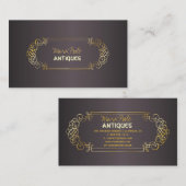 PixDezines antiek rollen/doe-het-zelf kleur Visitekaartje (Voorkant / Achterkant)