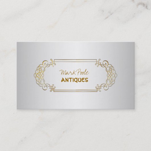 PixDezines antiek rollen/doe-het-zelf kleur Visitekaartje (Voorkant)