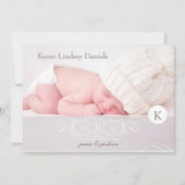 PixDezines antiek scroll fotosjabloon Aankondiging (Voorkant)