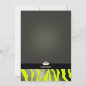 PixDezines apple martini Bachelorette Party Kaart (Achterkant)