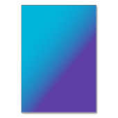 ✡ PixDezines Aqua/Paarse Tallit B'nai Mitzvah Kaart (Achterkant)