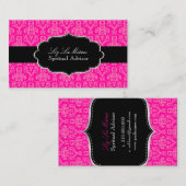 PixDezines Arianna Damask/DIY kleur Visitekaartje (Voorkant / Achterkant)