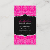 PixDezines Arianna Damask/DIY kleur Visitekaartje (Achterkant)