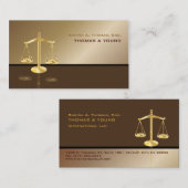 PixDezines ATTORNEYS VISITEKAARTJES/COPPER+DIY CLR Visitekaartje (Voorkant / Achterkant)