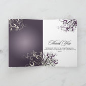 PixDezines Auberginekrullen Foto Dank U kaarten (Binnen)