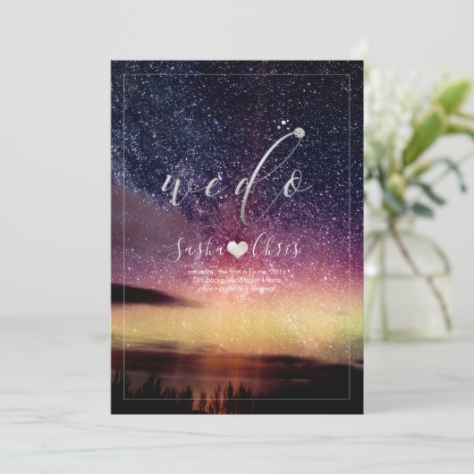 PixDezines Aurora Night Sky Kaart (Staand voorkant)