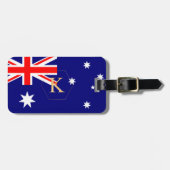 PIXDEZINES AUSTRALISCHE VLAG + DIY MONOGRAM BAGAGELABEL (Voorkant horizontaal)