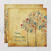 PixDezines  Autumn Blooms Kaart (Voorkant / Achterkant)