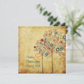 PixDezines  Autumn Blooms Kaart (Staand voorkant)