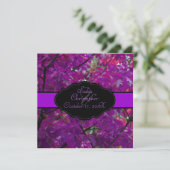 PixDezines Autumn Leaves/Royal paars/DIY trim Kaart (Staand voorkant)