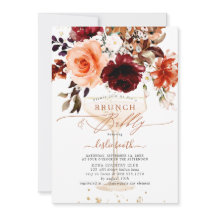 PixDezines Autumn Waterverf Flowers Brunch Bubble