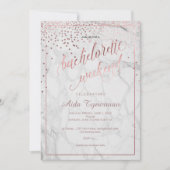 PixDezines Bachelorette Weekend Faux Roos Gold Kaart (Voorkant)