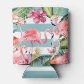 PixDezines Bachelorette Weekend Roze Flamingos DIY Blikjeskoeler (Achterkant)