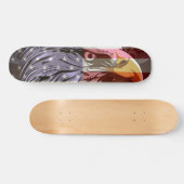PixDezines bald eagle/american flag Persoonlijk Skateboard (Horizontaal)