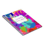 PixDezines bali kai/boek over positieve aspecten Notitieboek (Rechterzijde)